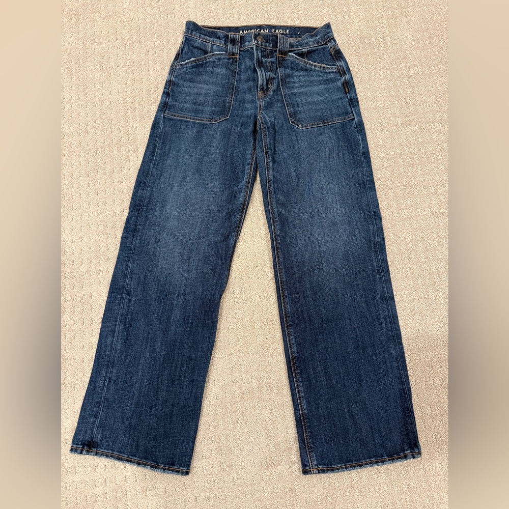 American Eagle Women’s Patch Pocket Stovepipe Jeans